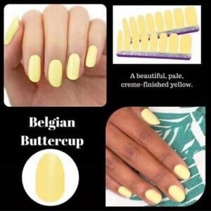Color Street Belgian Buttercup Yellow Nail Strips